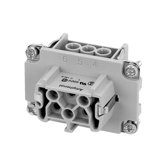 C146 10B006 400 1 Amphenol Tuchel Industrial  Modules d'insertion de connecteurs robustes